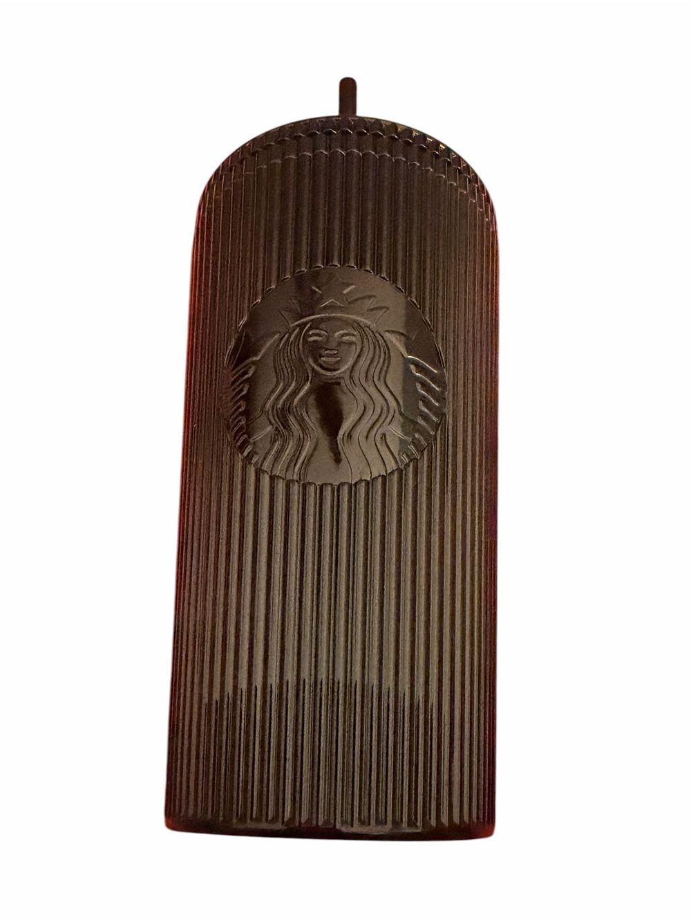 Starbucks 16 oz Black Ribbed Embossed Sleeve